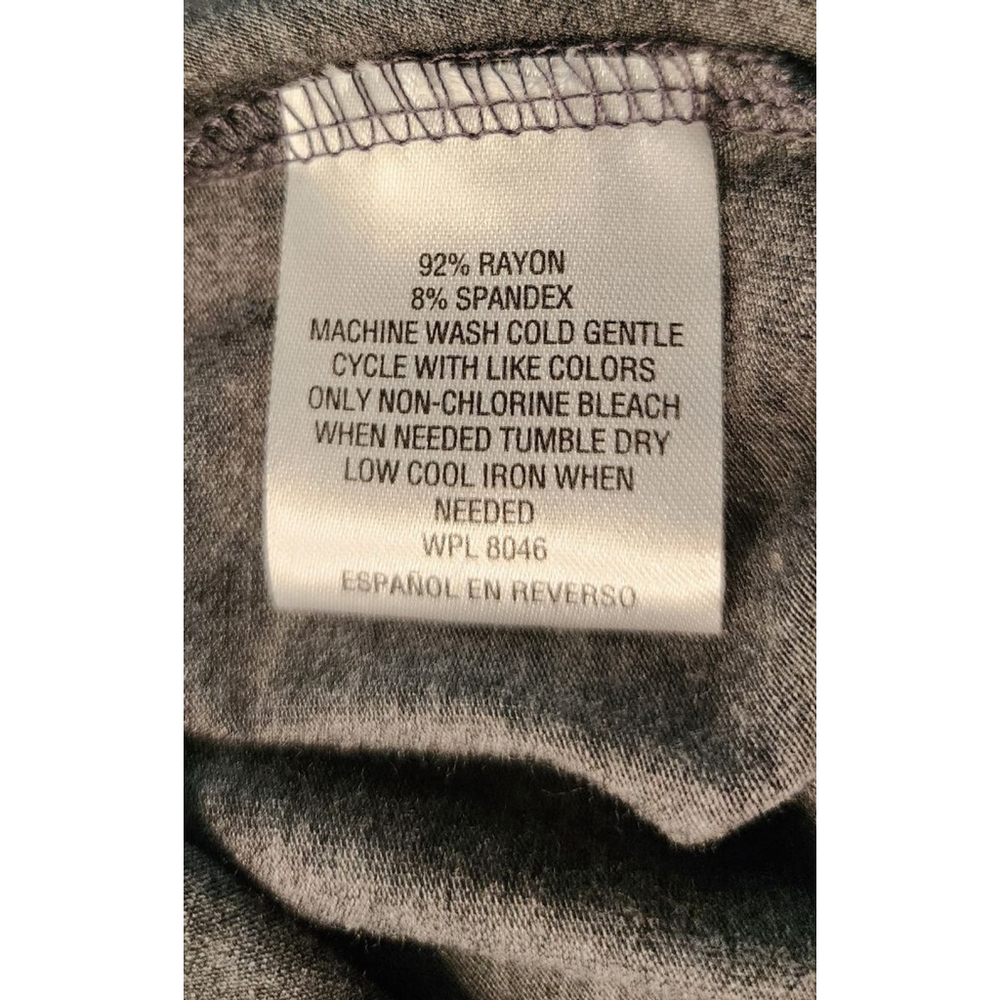 Style & Co Essential Swing Dress Mid Heather Grey Large NWT Scoop Neck Stretch - Picture 8 of 10